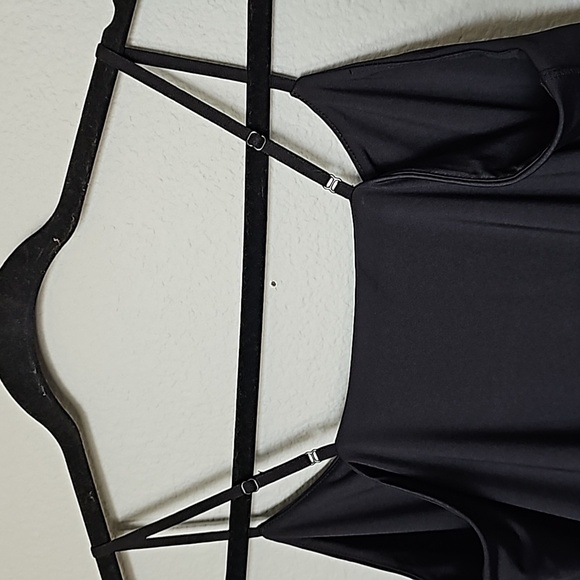 Lane Bryant fitted black cami bodysuit medium - Picture 5 of 11